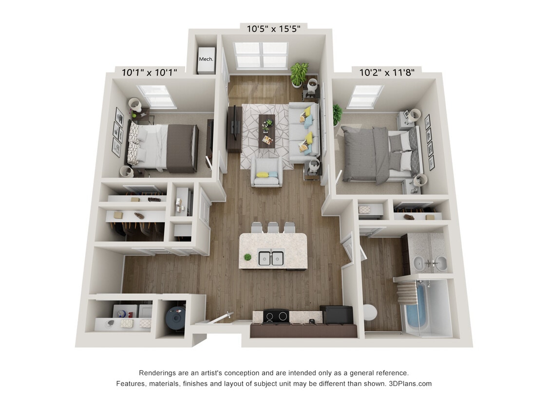 2 Bedroom - Two Bedroom