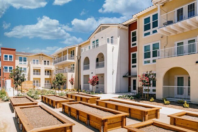 Gardening Area - Twin Oaks Senior Apartments