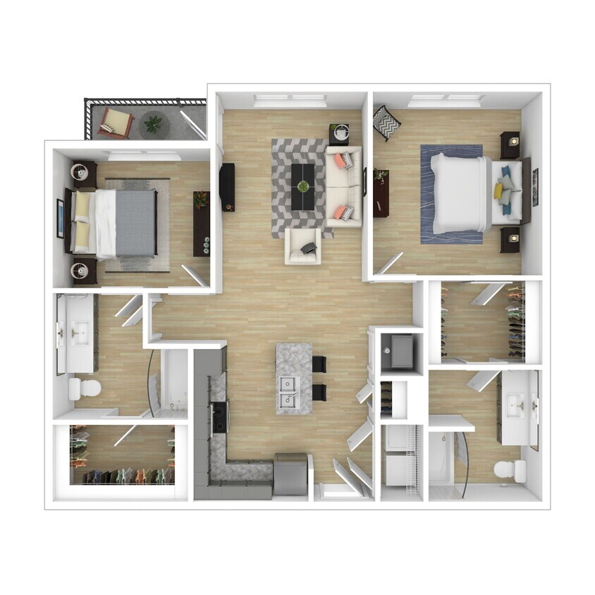 Floor Plan - 2 Bedroom