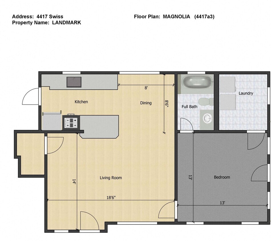 Floor Plan - 4417-03  Magnolia "The Oak"
