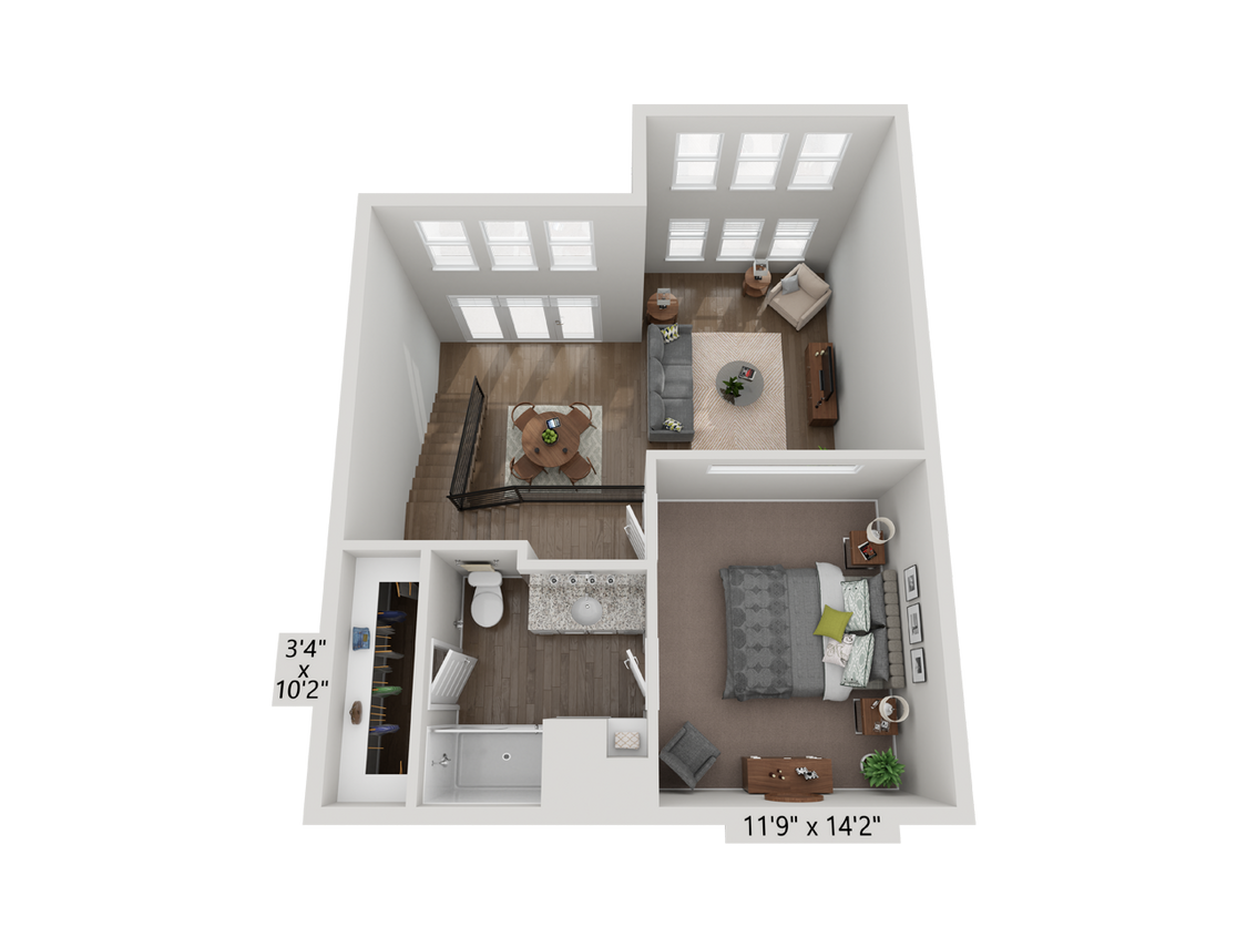 Floor Plan - A5 - Townhome - Quartz