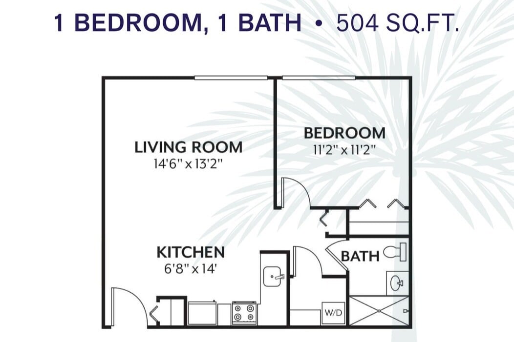 Floor Plan - One Bedroom