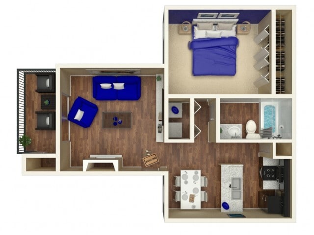 One Bedroom One Bathroom - The Burch