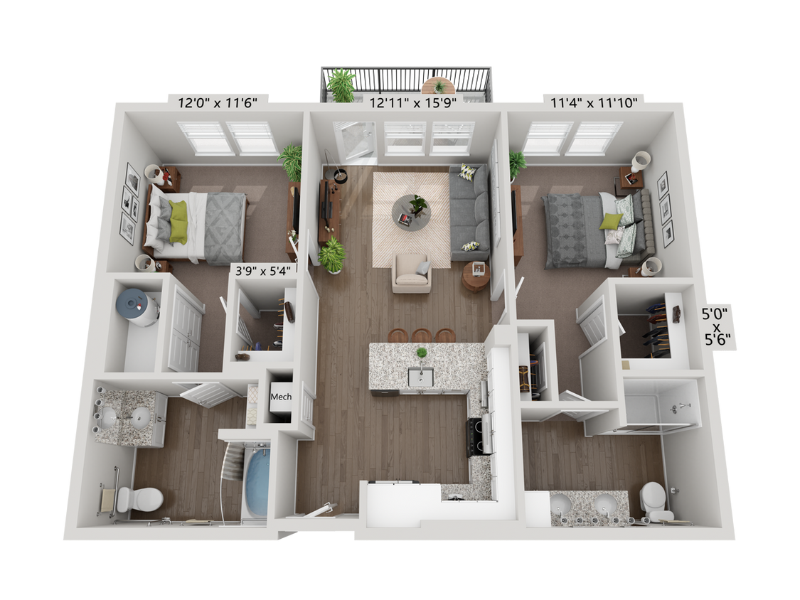 Floor Plan - B2 - Jasper