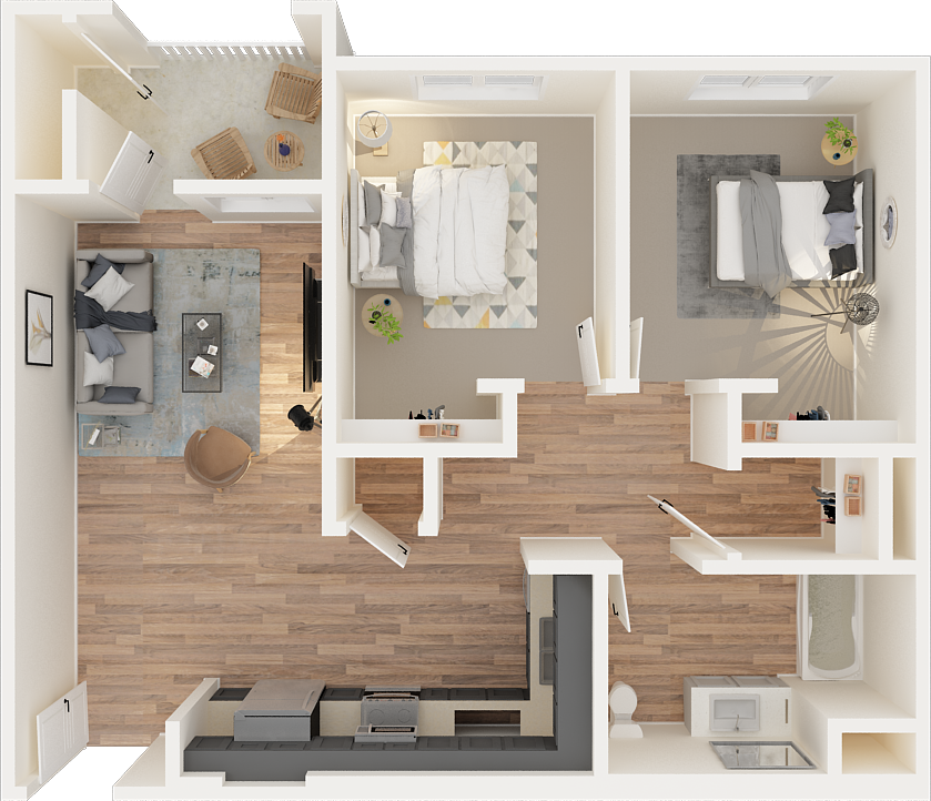 Floor Plan - B1 Family