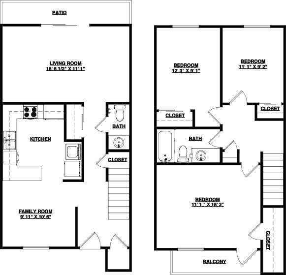 Floor Plan - Townhome