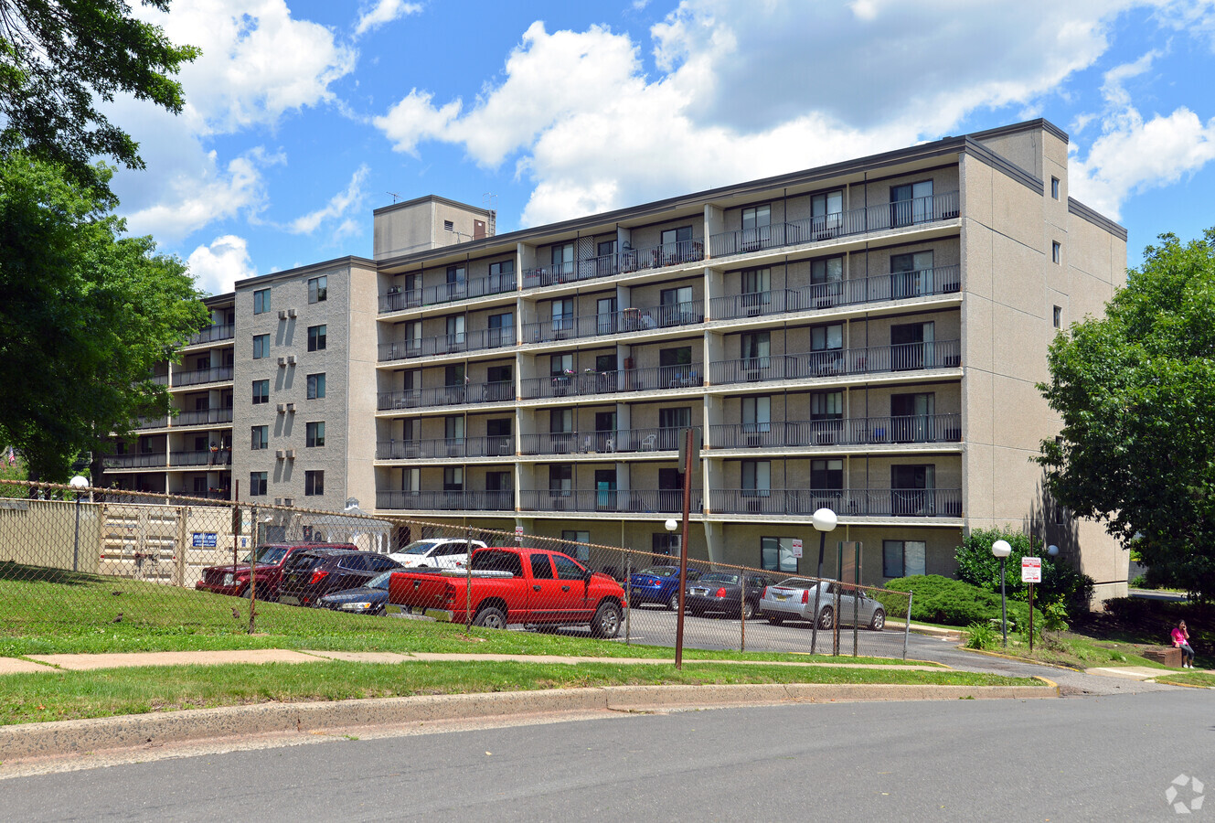 View from the southwest - Samuel J. Kronman Apartments