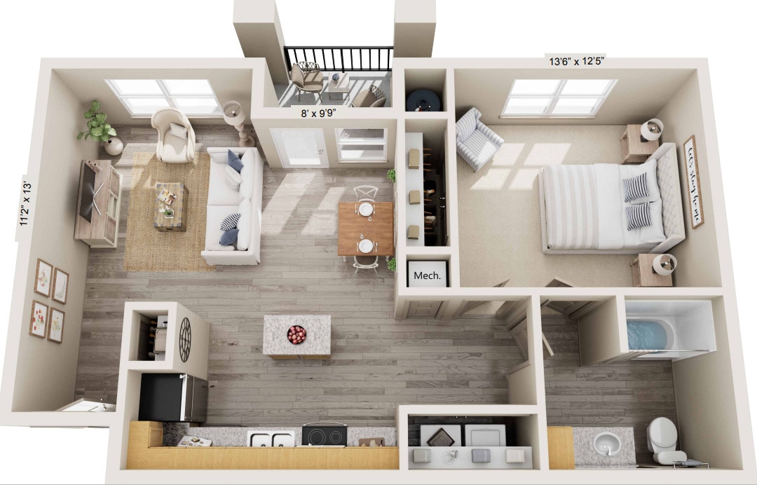 Floor Plan - A1-60%