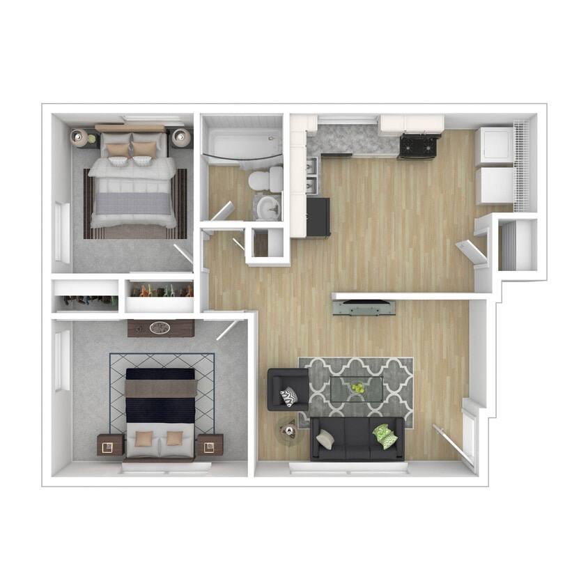 Floor Plan - H2BR1BAS