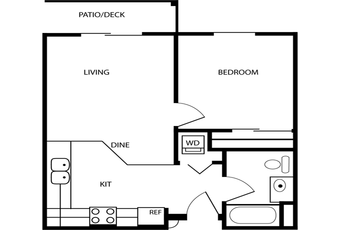 1BR/1BA - One Bedroom | Age 55+