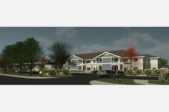 NW Street Entry - Las Brisas Senior 55+ Community Rental