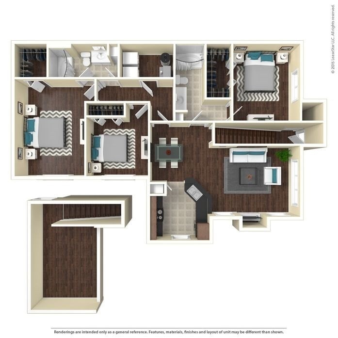 TheTupelo_1499_3x2.jpg - C2 The Tupelo - 3 Bedroom, 2 Bathroom