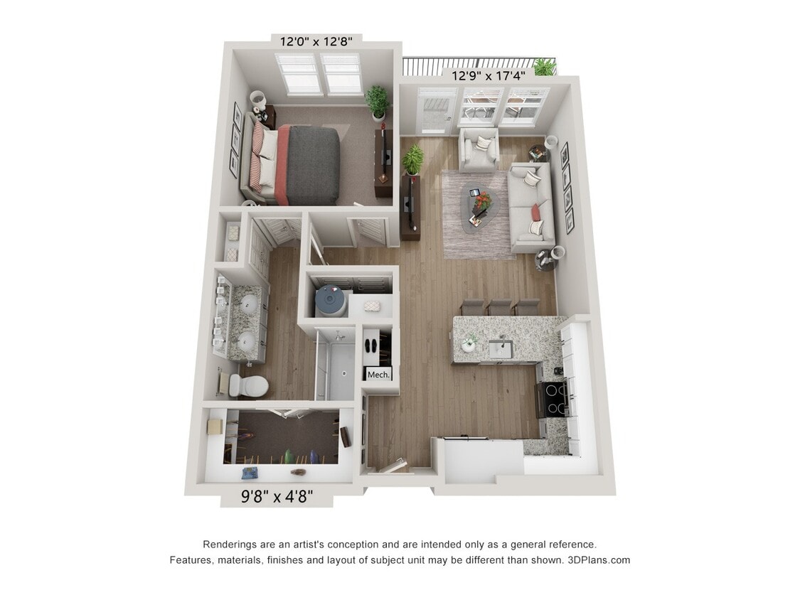 Floor Plan - A3 - Cobalt