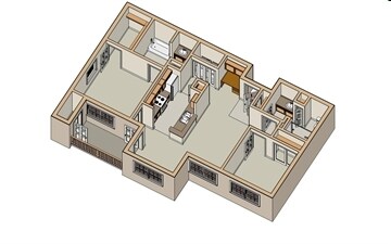 2BR/2BA - 2x2