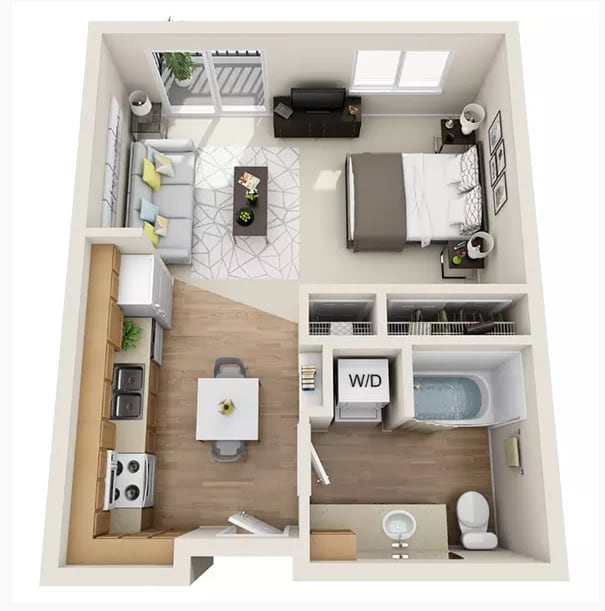 Floor Plan - 0x1 - A1