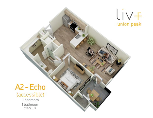 Echo Accessible Floor plan - Echo Accessible