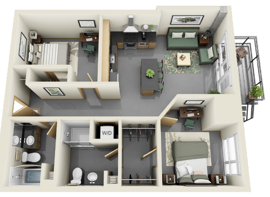 Floor Plan - NoLo West - B6