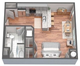 Floor Plan - Studio