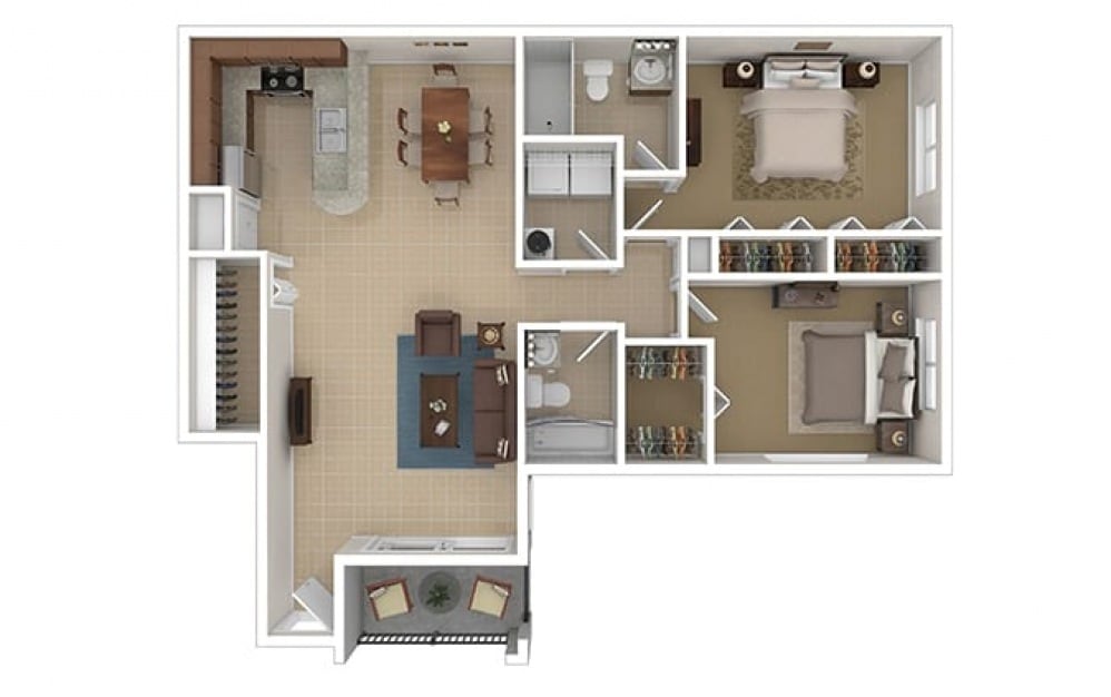 Floor Plan - Harbor South 1