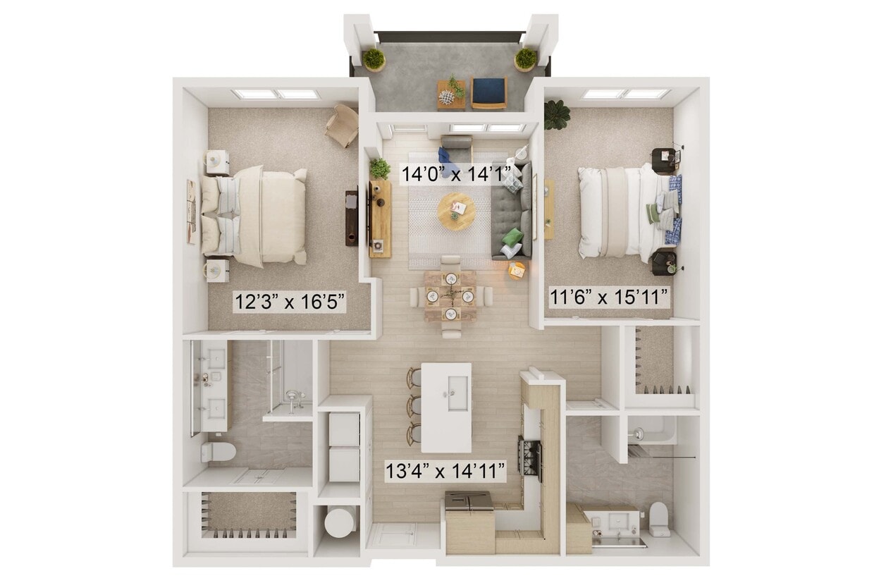 The Manor Apartments - B1 - B1