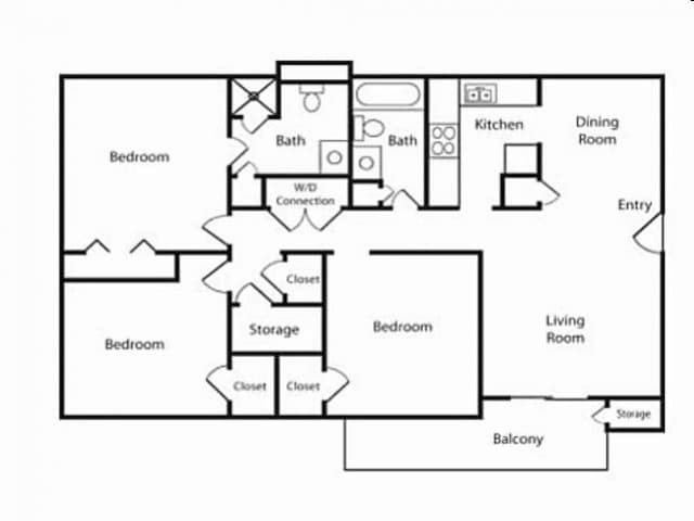 3BR/2BA - Three Bedroom | Two Bathroom