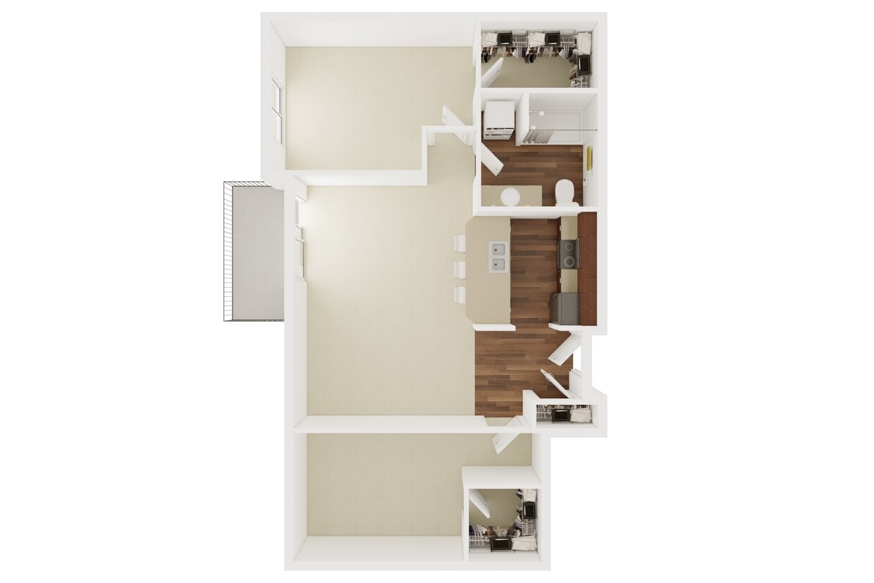 Floor Plan - Two Bedroom