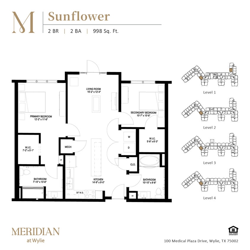 Floor Plan - Sunflower - ADA
