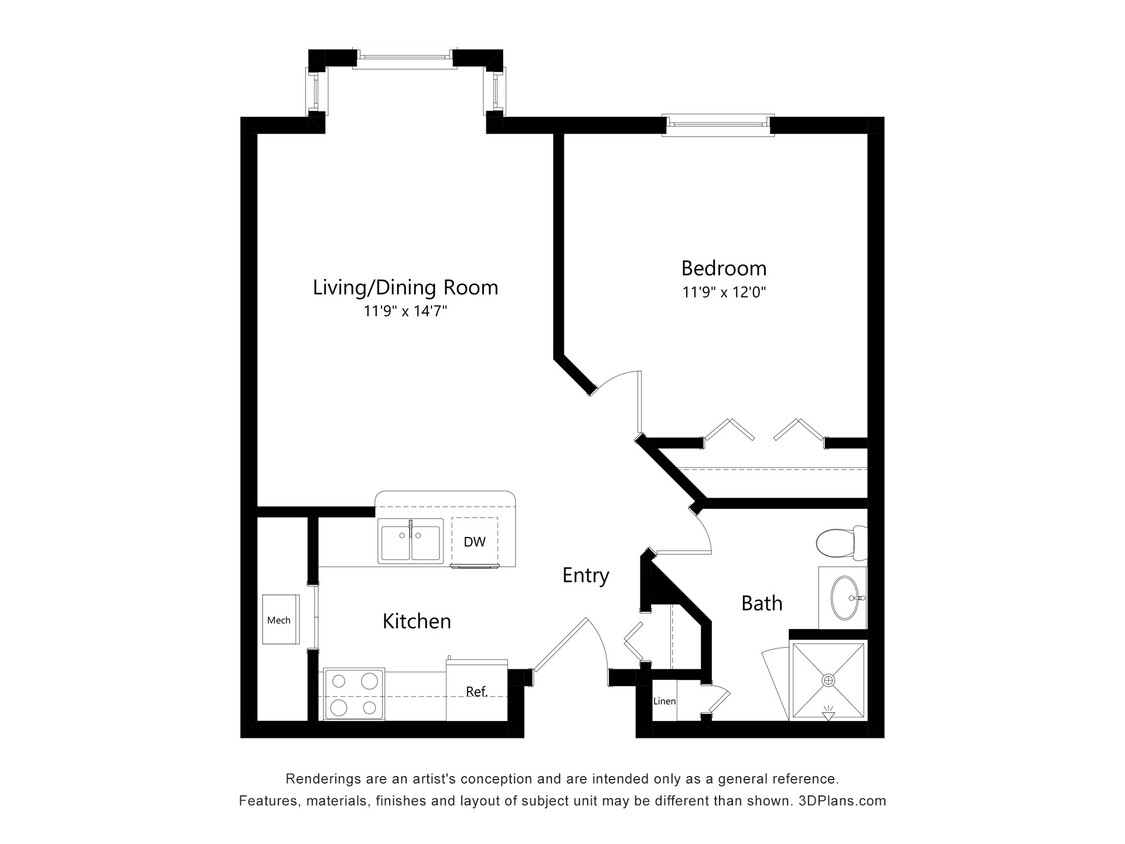Avon - 1 Bedroom