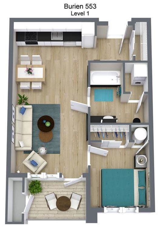 Floor Plan - The Puffin