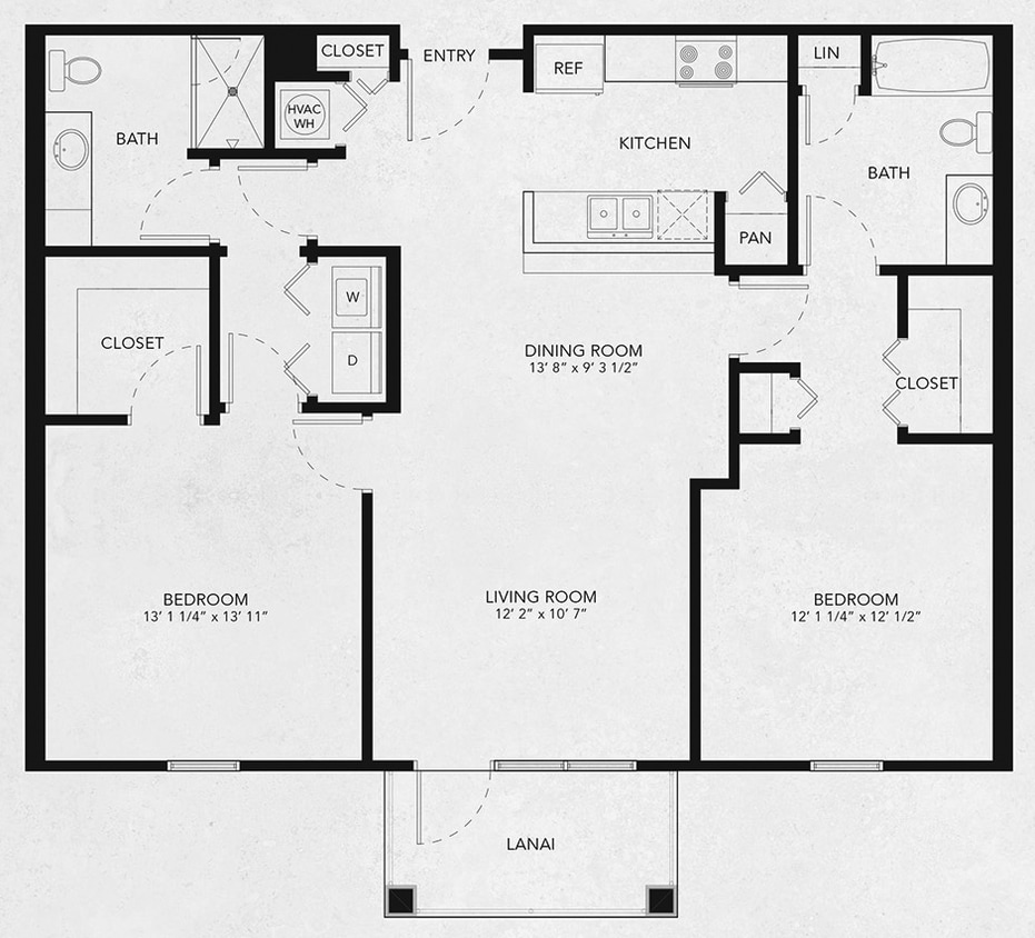 The Retreat at Trinity - Sinatra - 2 Beds - 2 Baths - 1206 Sq. ft. - Sinatra