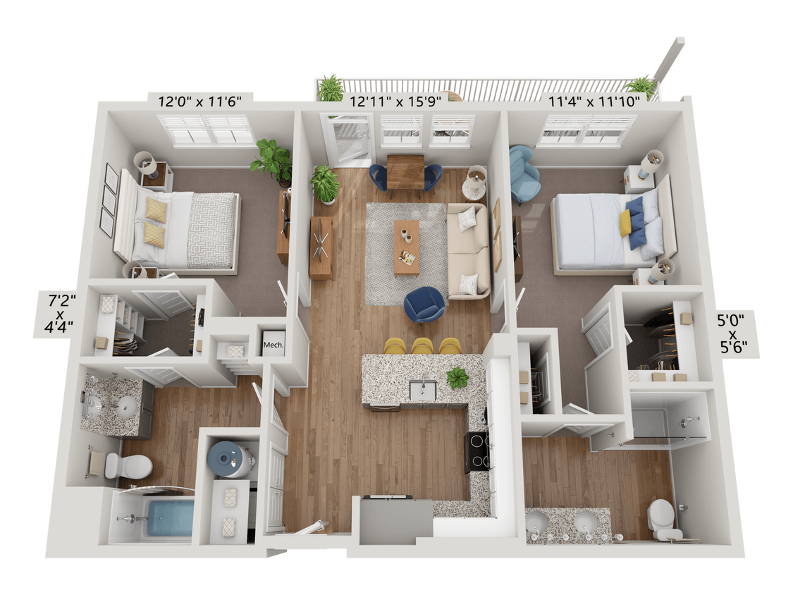 Floor Plan - B2 - Jasper