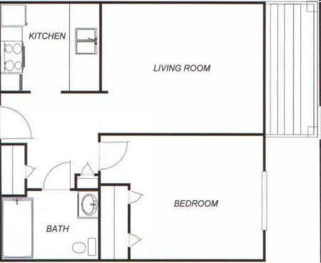 The Frederick - 1 Bed, 1 Bath