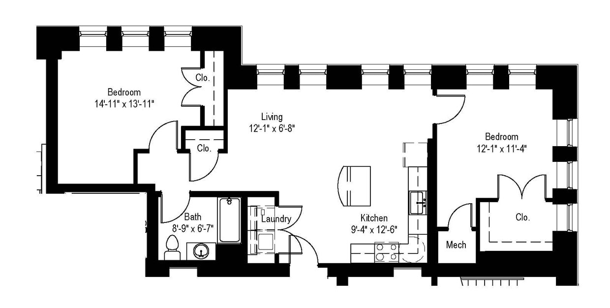 Floor Plan - The Gertrude 30%