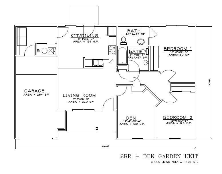 Floor Plan - 2 Bedroom B
