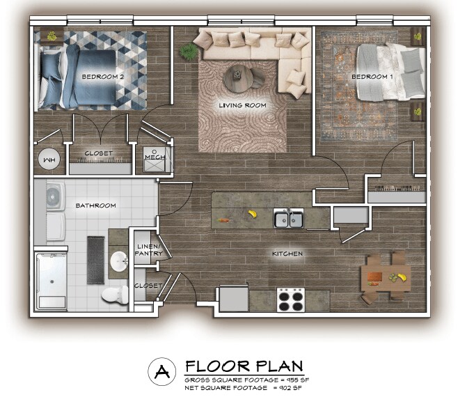 Floor Plan - 2 Bedroom