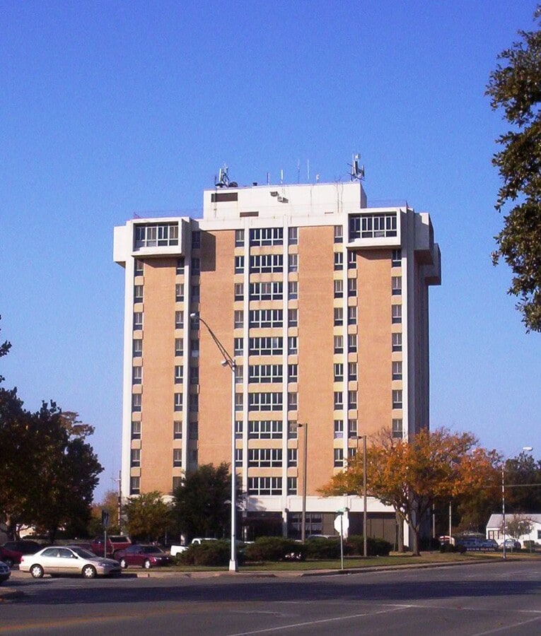 As seen from the East - Benjamin O. Davis Highrise Apartments
