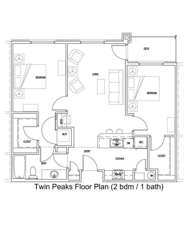 Floor Plan - Twin Peaks