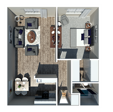 Hermitage Garden One Bedroom - 1 Bedroom