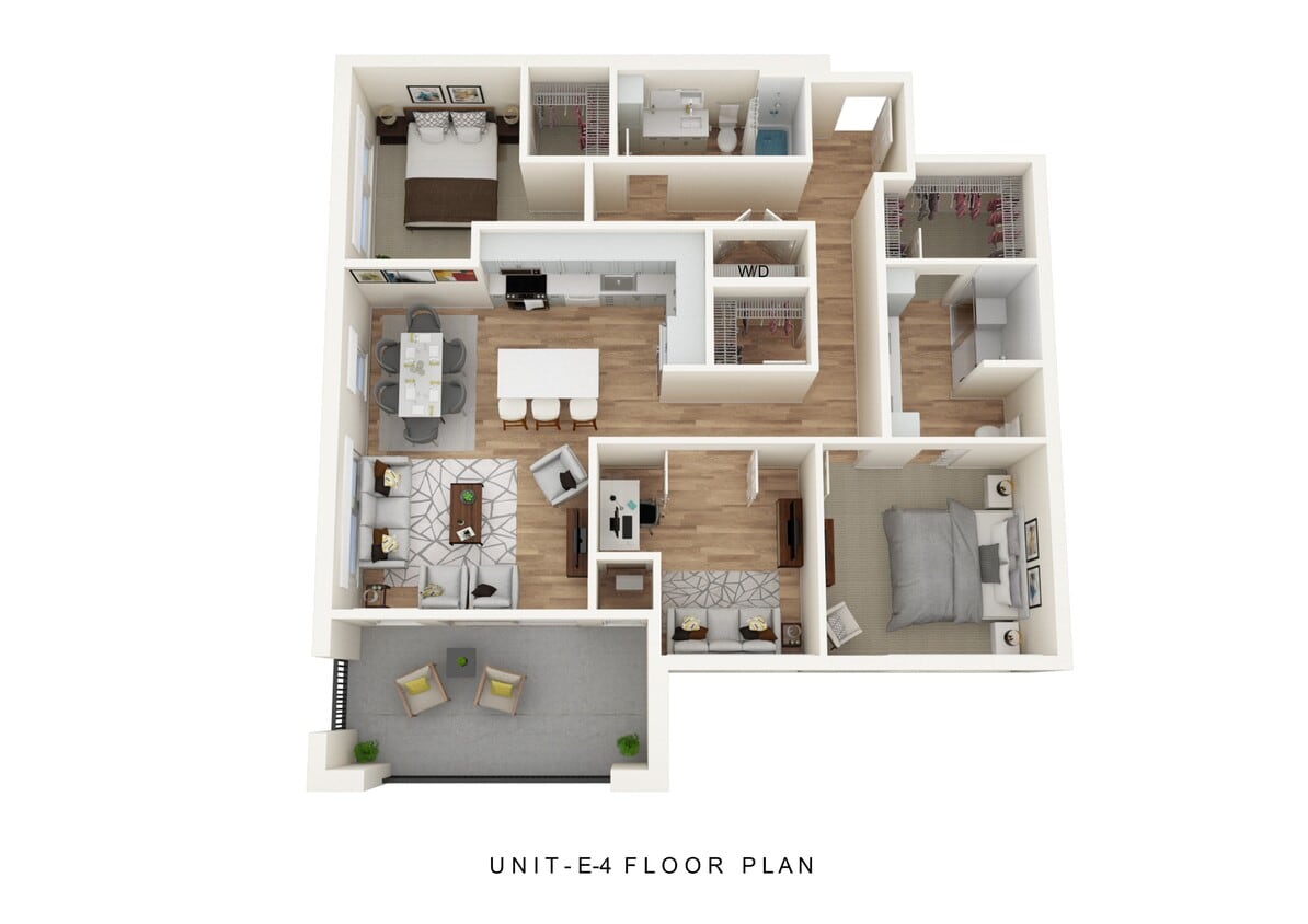E4 Large 2 Bedroom - E-4 Large 2 Bedroom