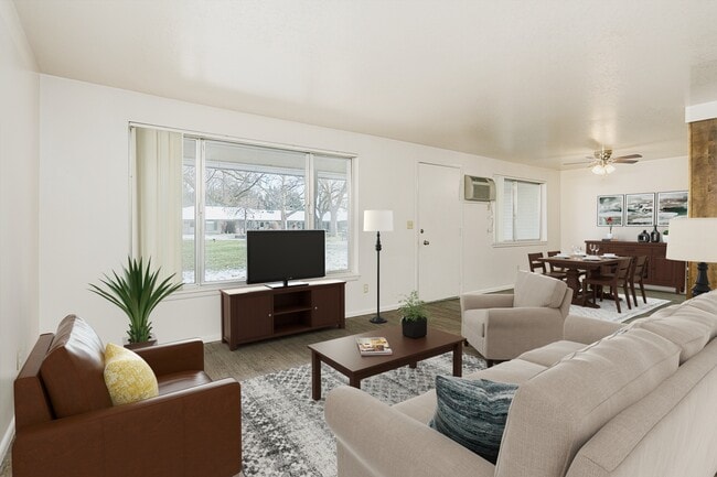 Spacious Living Space - The Lillian Apartments