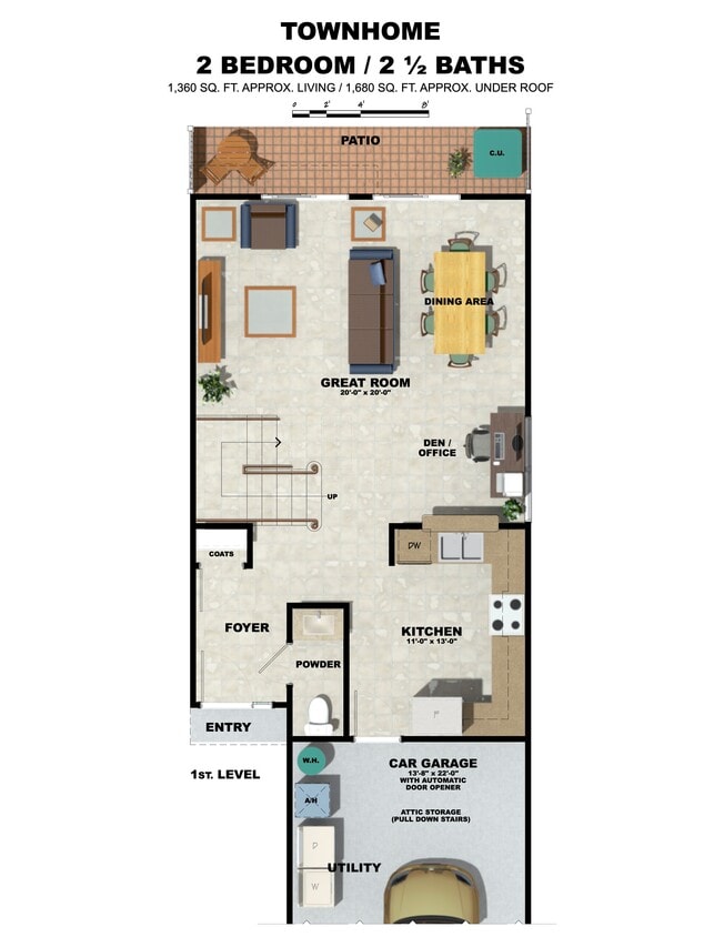 Floor Plan - Townhomes