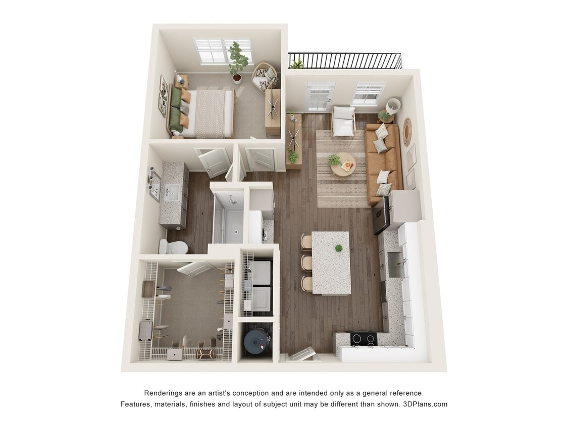 The Streamsong | 1 Bed + 1 Bath Apartment | 752 SF - The Streamsong
