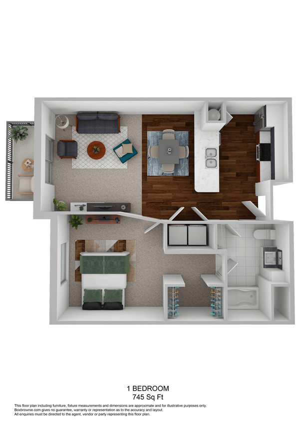 Floor Plan - 1X1 B