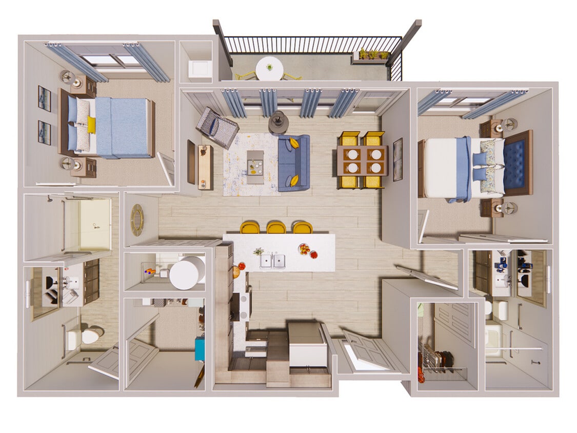 Cedar A | 2 bed / 2 bath - Cedar A