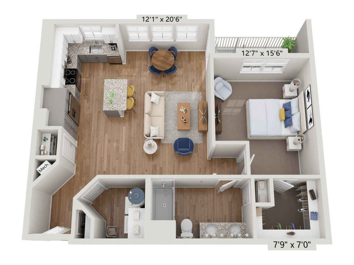 Floor Plan - A5A - Quartz