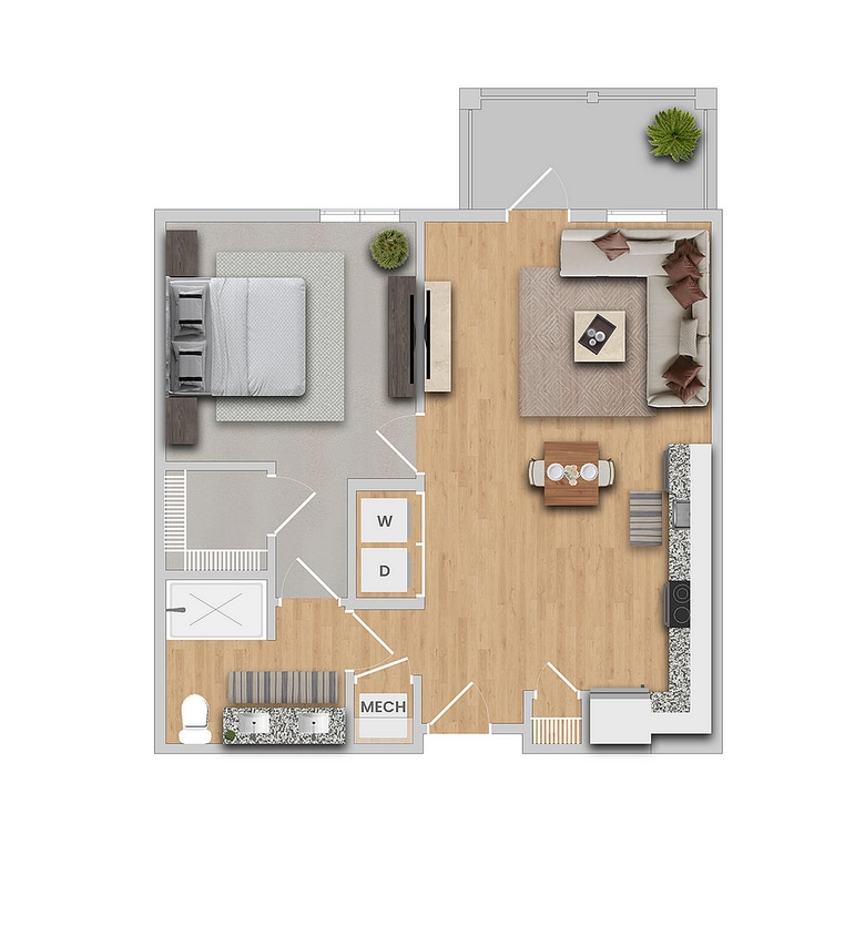 Alpine HVL | 1x1 | 751 sf - Alpine