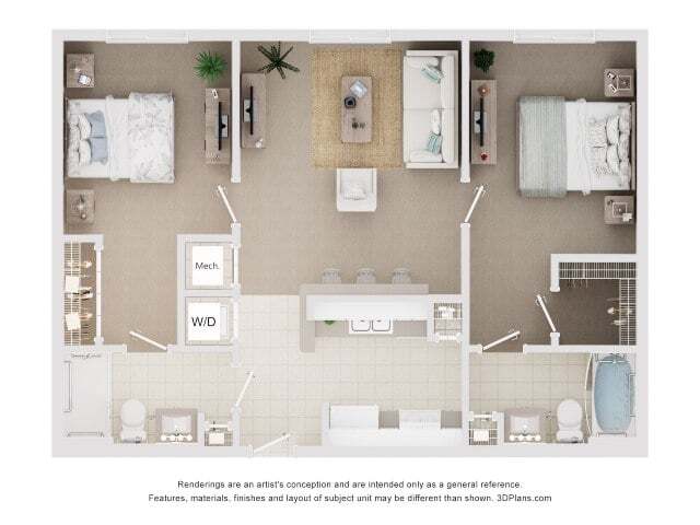 Floor Plan - Two Bedroom B