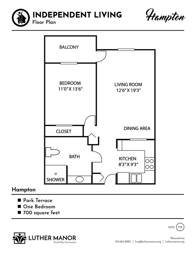 Floor Plan - The Hampton