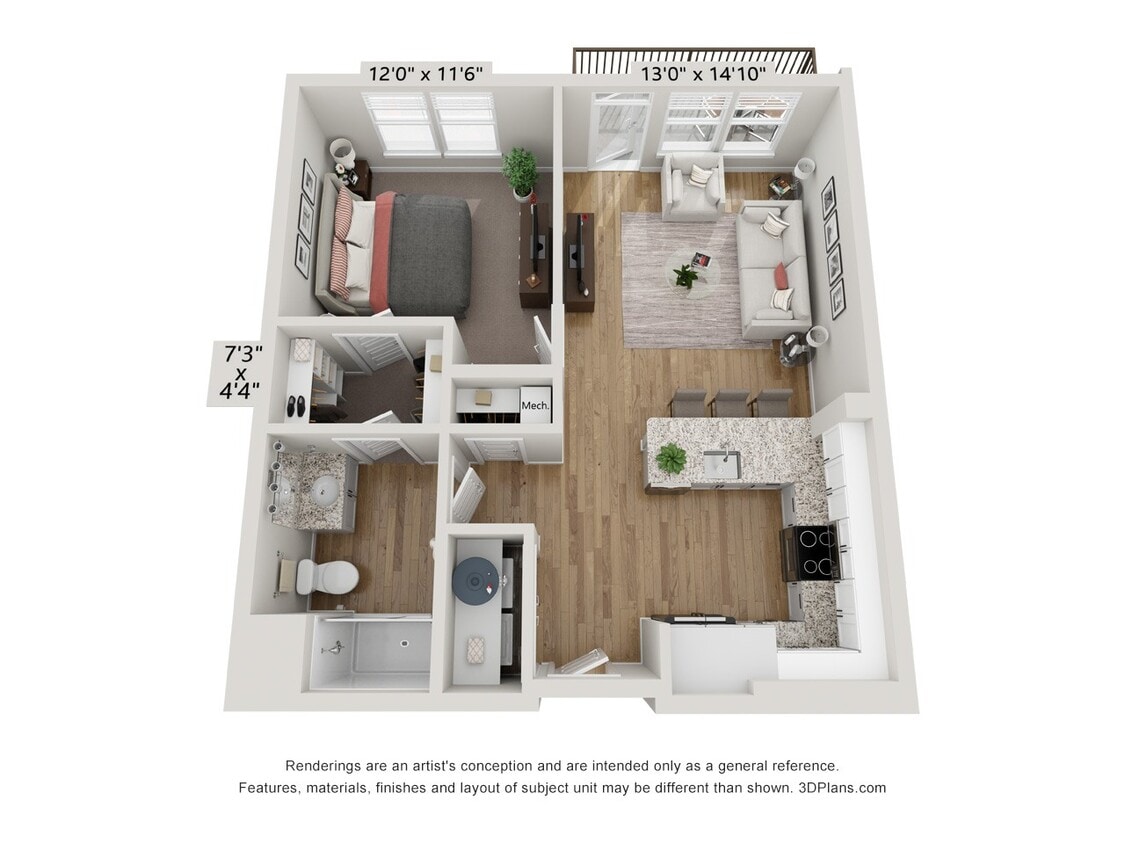 Floor Plan - A3 - Cobalt
