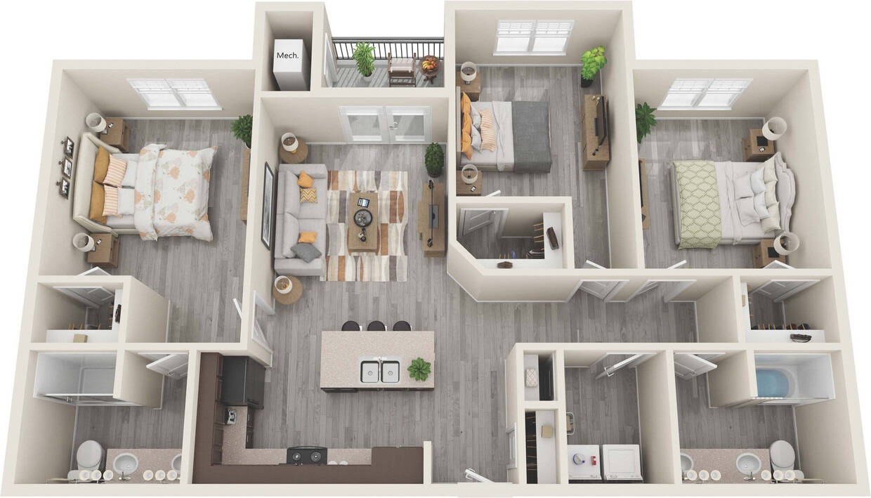 Floor Plan - 3 Bedroom
